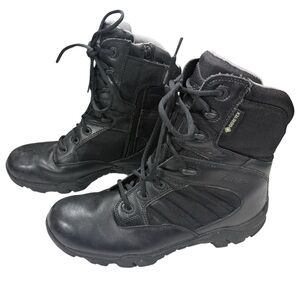 SH30 Bates Boots GX-8 Mens 12 BLK Leather Waterproof Side Zip Gore-Tex Tactical
